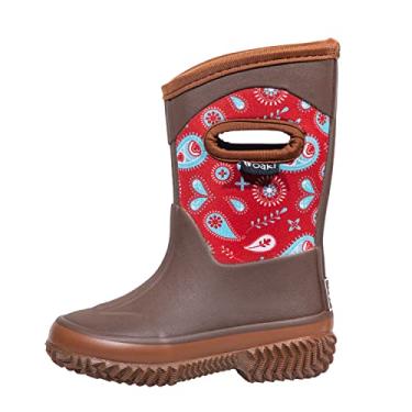 Imagem de OAKI Botas de chuva infantis de neoprene, botas de neve, botas Muck, San Antonio, 19
