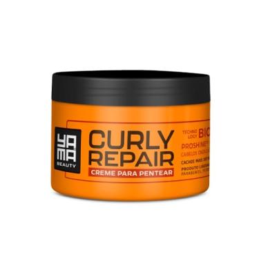 Imagem de Creme Yamá Curly Repair para Pentear, 250g, para Cabelos Secos, Danificados e Coloridos