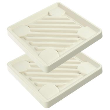 Imagem de KTZCTPCA 2 peças de suporte de plantador com rodas, suporte de rolamento de 40 cm, suporte de plantas com rodízios bloqueáveis, bandeja de rolo de plantador resistente, carrinho de plantador prático