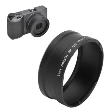 Imagem de Zyyini 49MM Lens Anel Adaptador Filtro para Câmera GR3, Lente GA1, Liga de Alumínio Filtro Anel Adaptador Câmera Acessório para 49MM Rosca Grande Angular, Macro, Lentes Telefoto