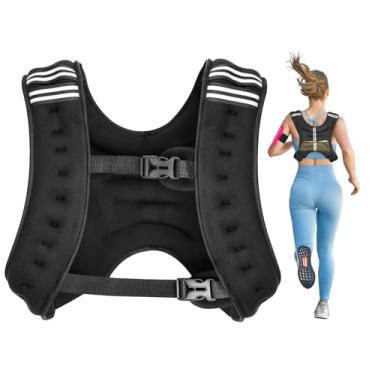 Imagem de Colete de peso com faixa refletiva para treinamento de força