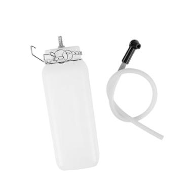 Imagem de predolo Garrafa de sangria de freio com tubo e corrente, kit profissional de troca de óleo de freio, ferramenta de drenagem manual e manutenção