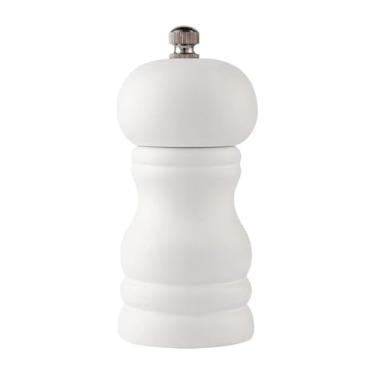 Imagem de Bothyi Moedor de pimenta, ferramenta para moer pimenta, acessório doméstico, ferramenta de cozinha, moinho de sal manual para camping, café, Branco