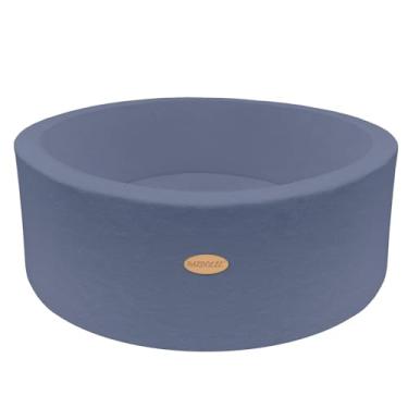 Imagem de Esfera de espuma para crianças pequenas, feita à mão, bola redonda macia, piscina infantil, cercadinho, 90 x 30 cm - azul