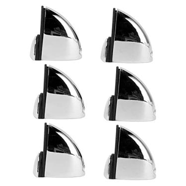 Imagem de Ailgely 12pcs Glamps Glamps Glamps Glamps Fixing Divider Suporte CLAMP 1-10mm, Liga de Zinco e Prateleiras de Banheiro de Plástico, Monitores, Suprimentos de Chuveiro, Estantes de