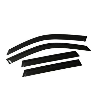 Imagem de GRJQRKHZ Defletor de janela lateral do carro para L & and para R&Over Lr2 L359 2007-2015 Viseira de porta Weathershied vento sol proteção chuva janela lateral defletores de vento
