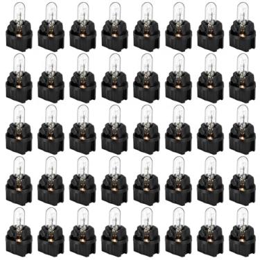 Imagem de Baquler 40 conjuntos T5 17 57 86 lâmpadas de cluster de instrumentos de halogêneo 12v luz de painel com soquete giratório acessórios de iluminação universal para painel interno do carro, painel de luz