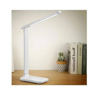 Imagem de Lâmpada LED de mesa de três velocidades com suporte de telefone 5W 6500K