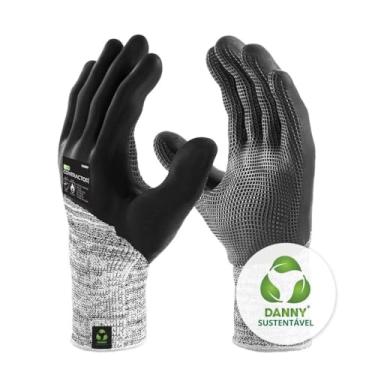 Imagem de Luva de Segurança Antiderrapante de PET reciclado, Tamanho XG, Linha Eco Contractor, Danny.