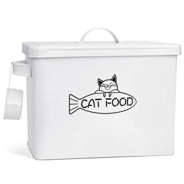 Imagem de Recipiente de armazenamento de alimentos Vumdua Large para cães e gato