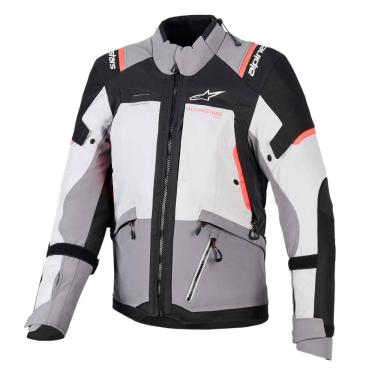 Imagem de Jaqueta Alpinestars Stella Andes V4 Drystar Cinza Gelo Coral