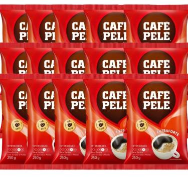 Imagem de Café Pelé Extra Forte 250G Almofada Fardo Com 20Un,