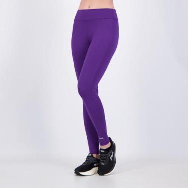 Imagem de Calça Legging Rainha Classic UV 50+ Joy II New Feminina Roxa, M