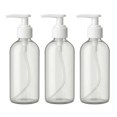 Imagem de Kit 3 Saboneteira Pump Refil Frasco 500ml Creme Shampoo Sabão Liquido Sabonete