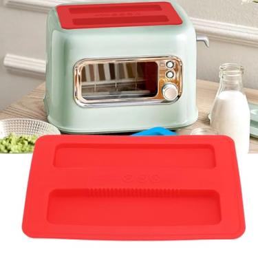 Imagem de Capa de torradeira de silicone, tampa de máquina de pão reutilizável flexível, prevenção de derramamento à prova de poeira, toque de comida simples e prático para espaços compactos de café da manhã de