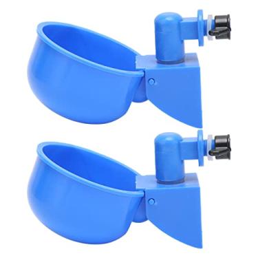 Imagem de Copo automático de água de frango, instalação antisimples, use alimentador de água de frango azul, aves, agricultura, fazendas