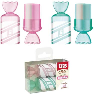 Imagem de Borracha Balinha Holic Fofurices - Estojo Com 2 Un. - Tris