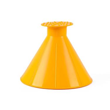 Imagem de Raspador de gelo de carro, raspador de neve, removedor de neve de para-brisa de carro, limpador de remoção de neve multifuncional, aplicável a ônibus, caminhões laranja BLC353-02