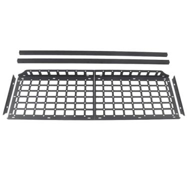 Imagem de CTH Para Toyota Highlander 2015-2019 Molle Panel modular sistema de painel de armazenamento organizadores de porta-malas suporte de carga kit de prateleira acessórios para carro (prateleira de