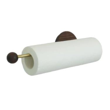 Imagem de Copfeu Suporte magnético para toalha de papel, casa de fazenda de madeira, suporte magnético forte para caixa de ferramentas, churrasqueira, micro-ondas, geladeira, garagem - adequado para rolo de