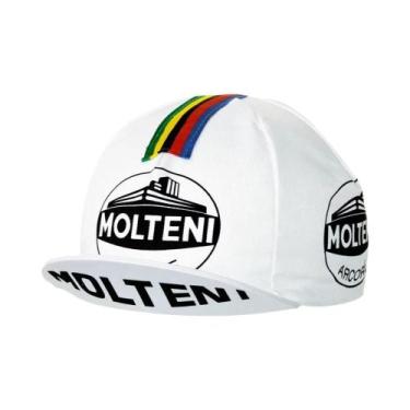 Imagem de Boné de Ciclismo Retro Team Molteni - Respirável e com Proteção Solar,