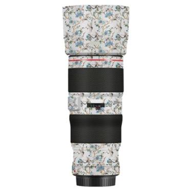 Imagem de Adesivo de lente de câmera EF 70-200 4II para Canon EF 70-200 mm F4 II protetor de película, decalque de vinil (branco guindaste)