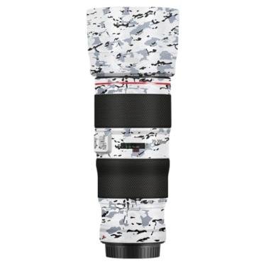 Imagem de Adesivo de lente de câmera EF 70-200 4II para Canon EF 70-200 mm F4 II protetor de película, decalque de vinil (contorno branco)
