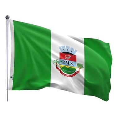 Imagem de Bandeira do Município de Seropédica Dupla Face Estampada Tamanho 90x12