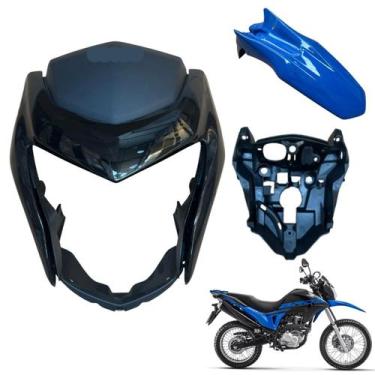 Imagem de Kit Carenagem Frontal Nxr Bros 160 modelo 2016 Até 2021 Máscara do Far