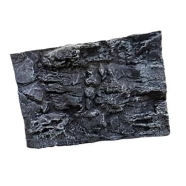 Imagem de Fenteer Fundo de aquário 3D com rochas, decoração de terrário com simulação de rochas para tartarugas, dragões-barbudos, cágados e lagartixas, Style a