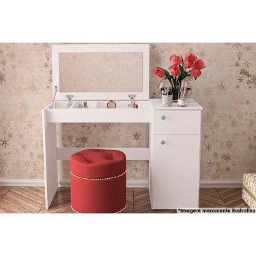 Imagem de Penteadeira Iracema C- Espelho Branco - Politorno