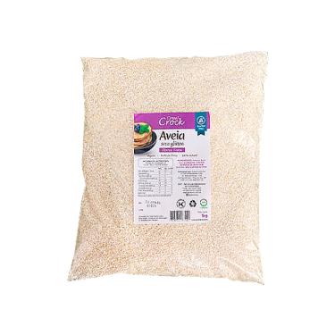 Imagem de Aveia em Flocos Finos Sem Glúten Leve Croc 1kg
