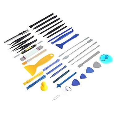 Imagem de YWangQiang Kit de ferramentas de reparo de desmontagem de abertura 37 em 1 para smartphone, notebook, laptop, tablet, relógio, kit de reparo, ferramentas manuais