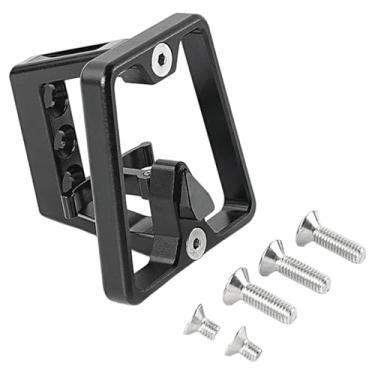 Imagem de Vaveren Bagageiro dianteiro dobrável para bicicleta, kit de ferragens para suporte de bolsa frontal, acessórios fáceis de instalar, suporte para bolsas