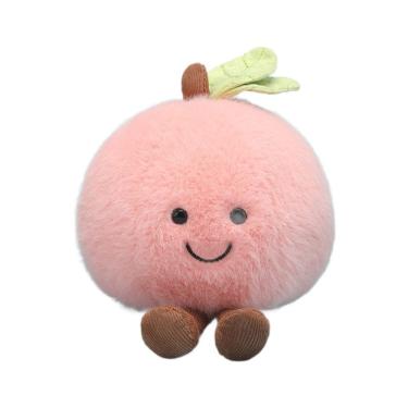 Imagem de Brinquedo de pelúcia, boneca de frutas, desenho animado, pêssego, 16 cm, macio