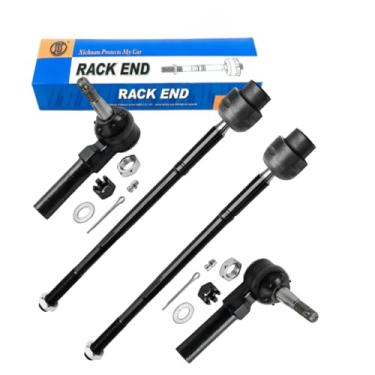 Imagem de XCPMC ES3459 EV195 Kits extremidade da barra direção interna externa dianteira conjunto 4 peça reposição automotiva Impala Monte Carlo Buick Century Regal Allure Oldsmobile Intrigue Pontiac