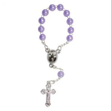 Imagem de 50 unidades Mini Terço Com Foto Meninos De Fátima - SJO Artigos Religi