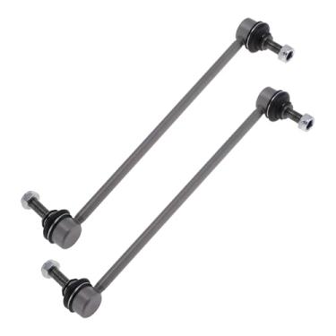 Imagem de Hihaha Barras estabilizadoras dianteiras para CHRYSLER 200 2016-2017 Kits de elos de barra de suspensão No.68232186AA/K750704 Borracha de ferro tom prateado 2 peças