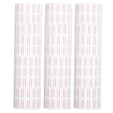Imagem de LiebeWH 30 Rolos de Etiquetas de Preço, Adesivos de Papel Adesivo para Etiquetadora Mx5500, Impressão Transparente para Preços de Varejo 21x12mm