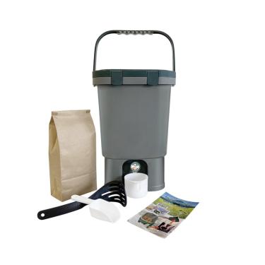 Imagem de VermiHut Kit de Compostagem Bokashi com Tampa de Encaixe Fácil