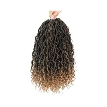 Imagem de Extensões De Cabelo Sintético De 14 Polegadas Com Tranças Falsas E Pon