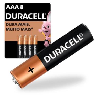 Imagem de Pilhas alcalina AAA 8 unidades Duracell