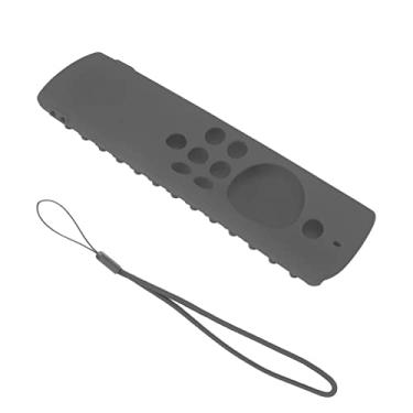 Imagem de YOUTHINK Protetor de Silicone para Controle Remoto, Capa Lavável para Fire TV Stick, Fácil Acesso Aos Botões, Design à Prova de Choque para Uso Seguro (Cinza Escuro)