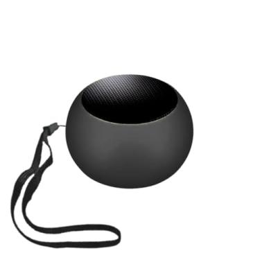 Imagem de Mini Caixa de Som Bluetooth 3W, Wireless, Portátil, com Rádio FM, USB, Cartão TF, Bateria 450mAh, Disponível em Preto, Azul, Bege, Verde, Amarelo (Preto)