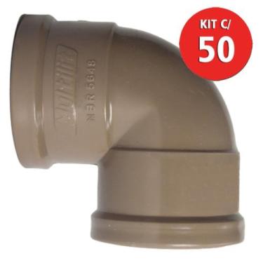 Imagem de Kit C/ 50 Joelho Soldavel 90 20mm Multilit