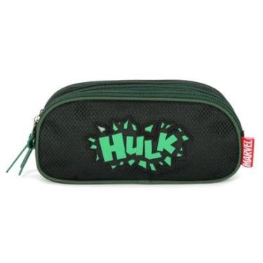 Imagem de Estojo Escolar Menino Triplo Tres Compartimentos Avengers-Masculino