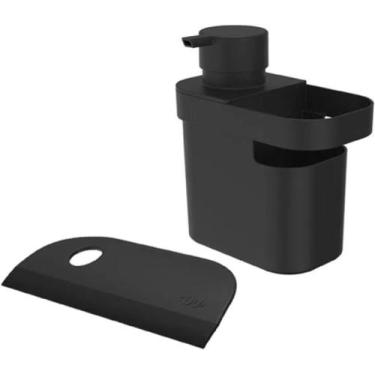 Imagem de Kit de Cozinha 2 Peças - Dispenser Organizador Porta Detergente 650ml 