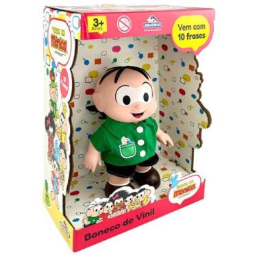 Imagem de Boneco Cebolinha Turma Da Mônica Fala 10 Frases C/ Som