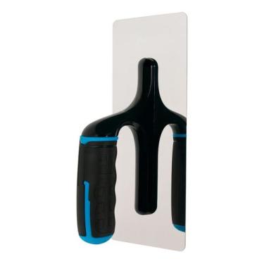 Imagem de Desempenadeira Lisa de Aço Inox com Cabo Ergonômico para Acabamento - 