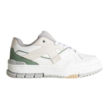 Imagem de Tênis Jump Street Branco E Verde, Branco, Natural, Verde, 39